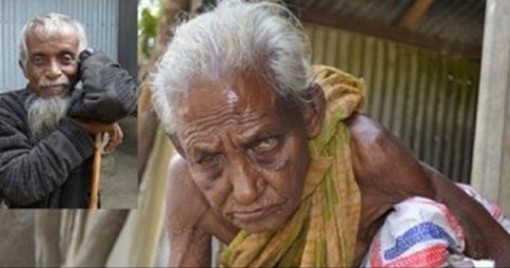 অন্ধ ছেলের জন্য ভিক্ষা করেন শতবর্ষী ফুলজান!