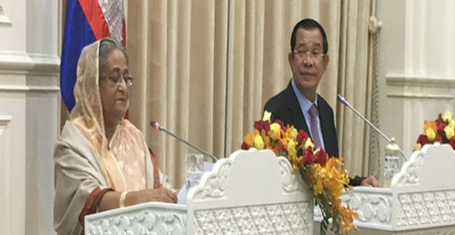 কম্বোডিয়ার সঙ্গে ৯ সমঝোতা ও এক চুক্তি সই