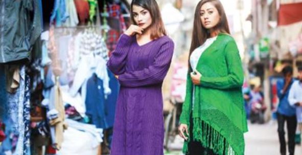 পথের ধারে শীতের ফ্যাশন