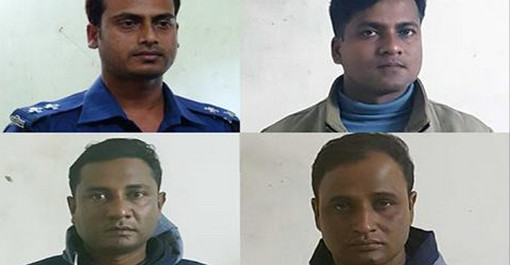 প্রবাসীর গাড়িতে ডাকাতি: চার পুলিশসহ সাতজন রিমান্ডে