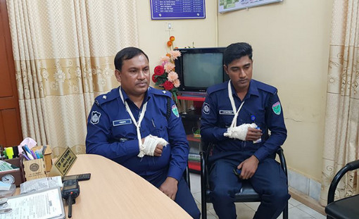 ’পুলিশের হাত ভেঙে দিয়েছে বিএনপির নেতাকর্মীরা’