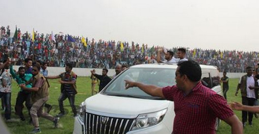 কিশোরগঞ্জে সাকিব মোস্তাফিজকে নিয়ে হুলস্থুল কাণ্ড
