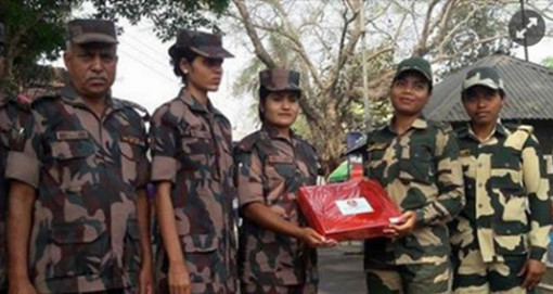স্বাধীনতা দিবসে বিজিবি-বিএসএফের মিষ্টি বিনিময়