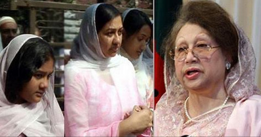 কোকোর স্ত্রী তাঁর দুই কন্যাকে নিয়ে বেগম জিয়ার বাসভবনেই উঠেছেন