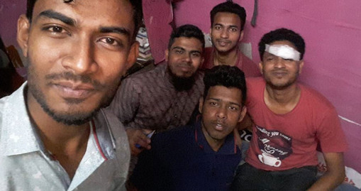 ঢাবির ছাত্র সিদ্দিকের চোখে পুলিশের রাবার বুলেট!