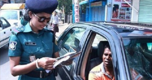 সিলেটের রাজপথে প্রথম নারী সার্জেন্ট