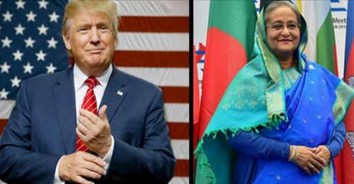 শেখ হাসিনাকে ট্রাম্পের চিঠি