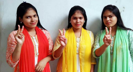 নারায়ণগঞ্জের যমজ তিন বোনের অভাবনীয় সাফল্য!