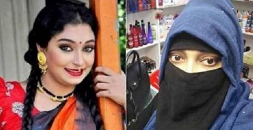 রাতে স্বপ্নে দেখলেন কেয়ামত’ অতপর ইসলামের পথে এই নায়িকা