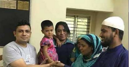 মা-বাবাকে ফিরে পেয়েছে শিশু মারুফা
