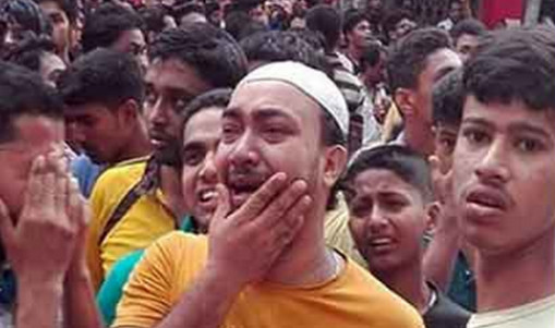 ময়মনসিংহে ঈদ আনন্দ ছাই হল দোকানে আগুন লেগে।।