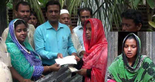 কাকলীর পাশে এমপি ও জেলা প্রশাসক, পাচ্ছেন সৌরবিদ্যুতসহ নতুন ঘর